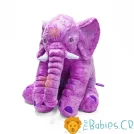 Almohada de Elefante morada para Bebé Image