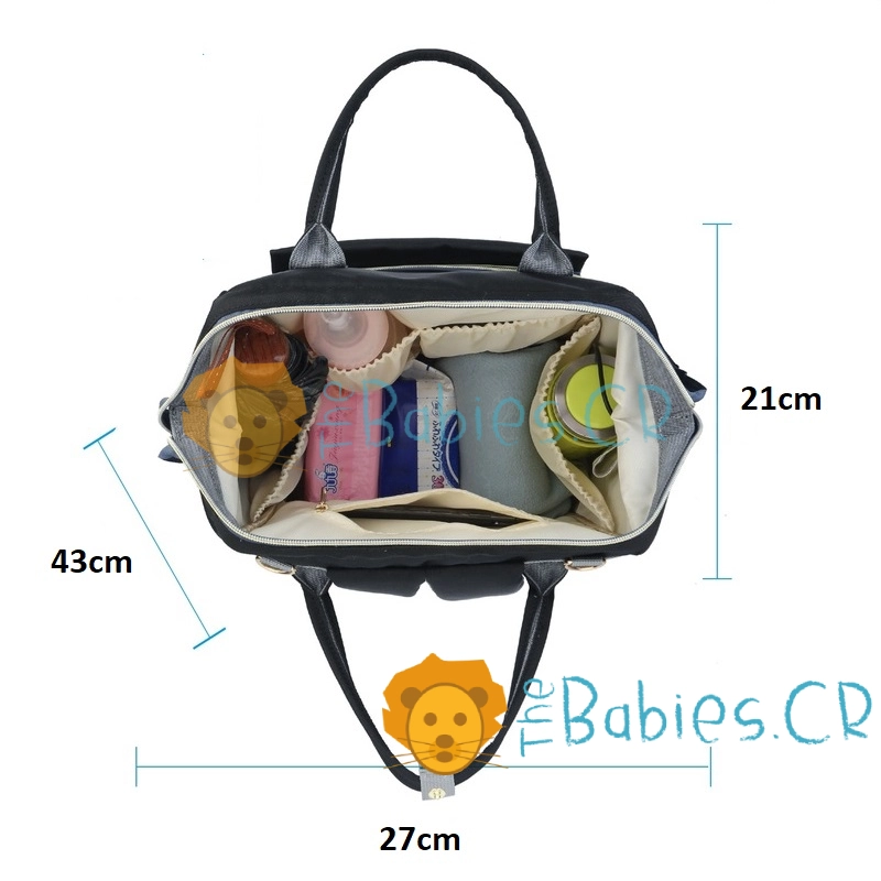 Pañalera tipo mochila LEQUEEN - Imagen 6