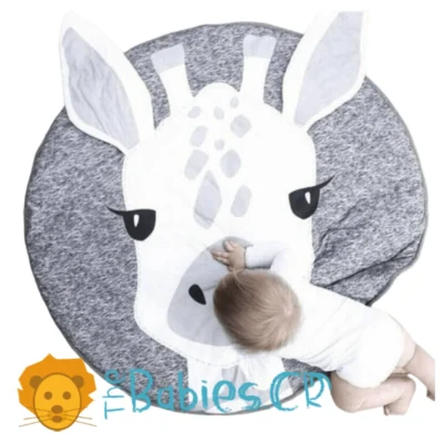 Alfombra circular Jirafa