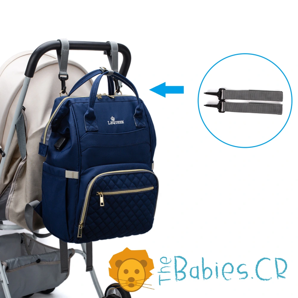 Pañalera tipo mochila LEQUEEN - Imagen 6