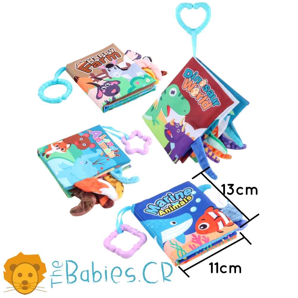 Set de 4 libros con mordedor y texturas - Imagen 3