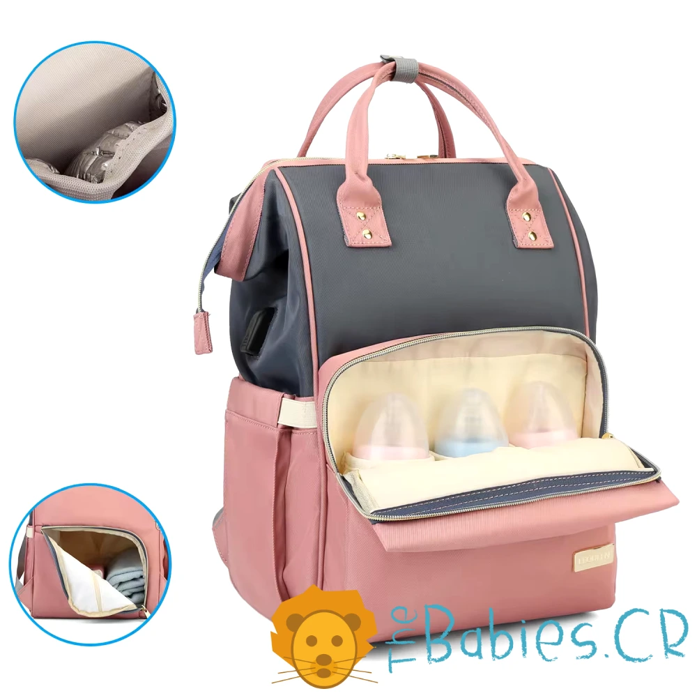 Pañalera tipo mochila LEQUEEN - Imagen 4