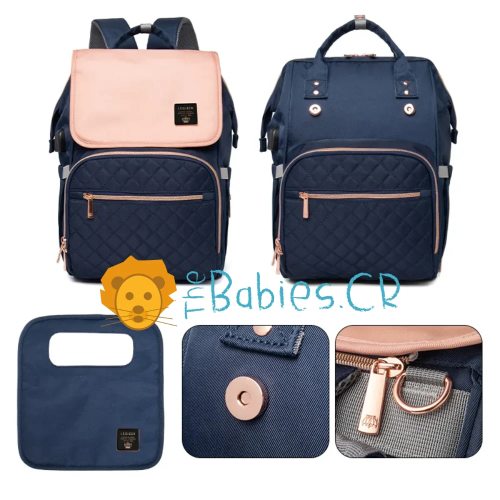 Pañalera tipo mochila LEQUEEN - Imagen 5