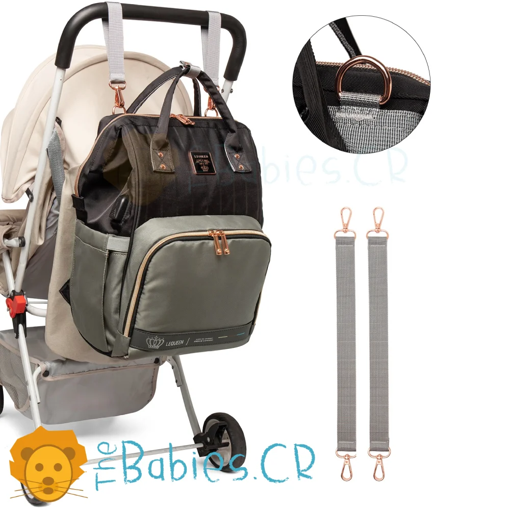 Pañalera tipo mochila LEQUEEN - Imagen 6