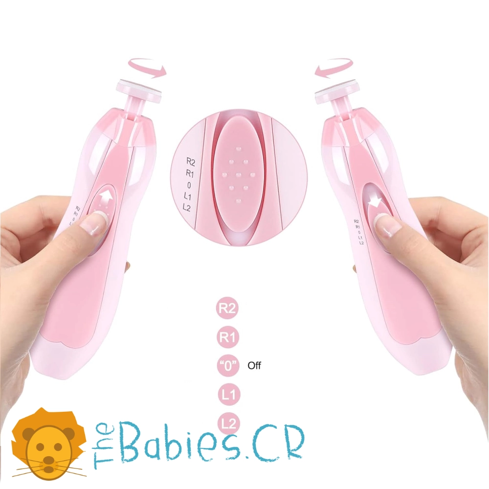 Lima eléctrica de uñas rosada - Imagen 3