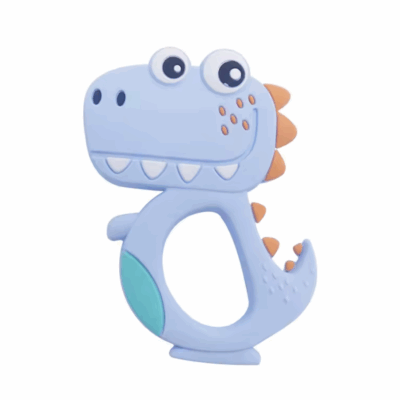 Mordedor para bebe con forma de cocodrilo Silicon Libre BPA