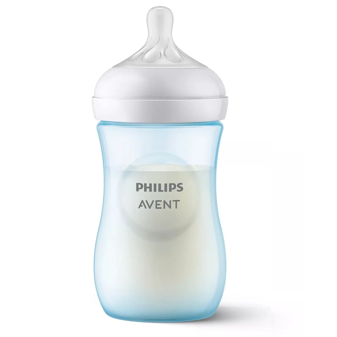 Chupón Anticólico Natural 3.0 Avent Celeste 260ml / 9oz SCY90321 - Imagen 2
