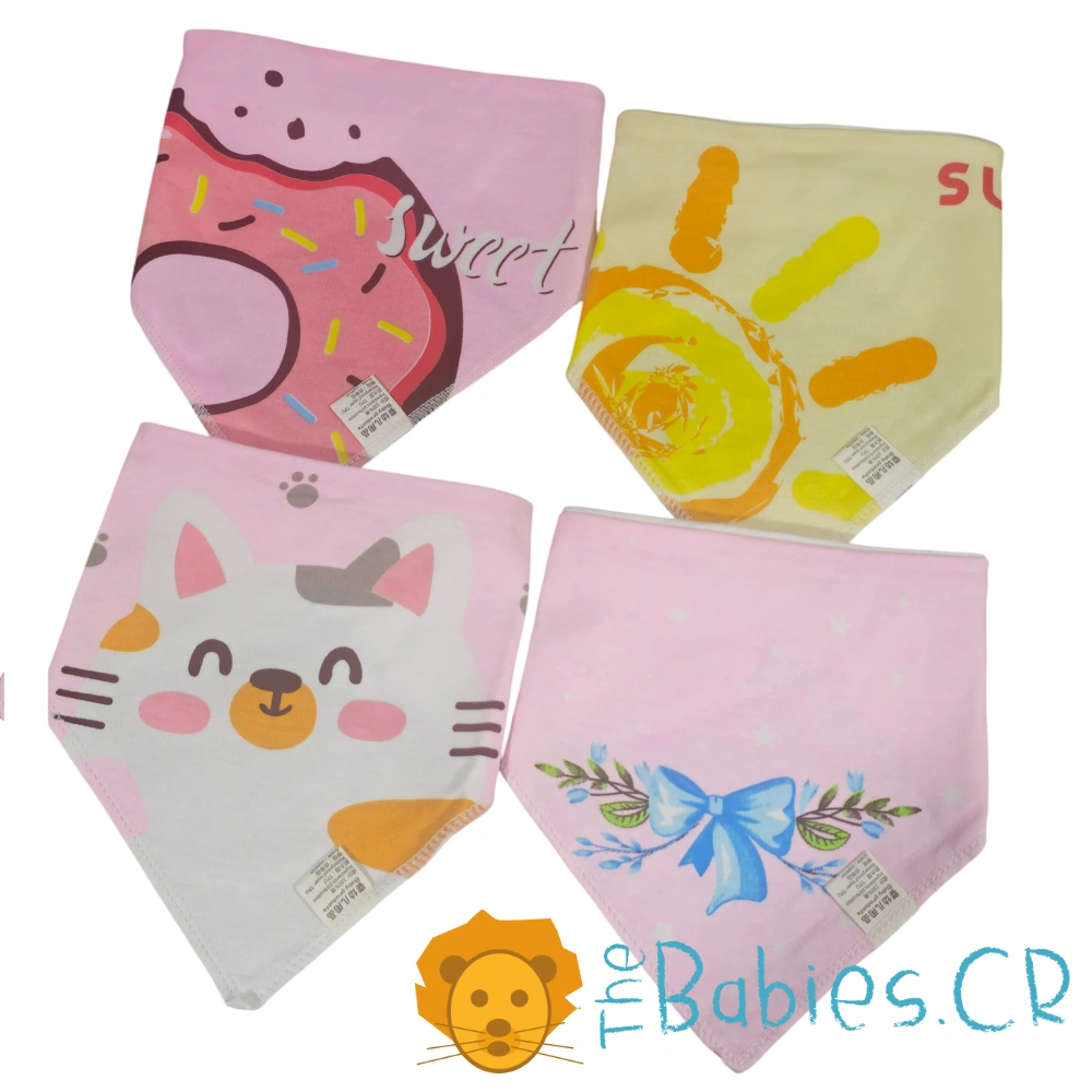Set de 4 bandanas