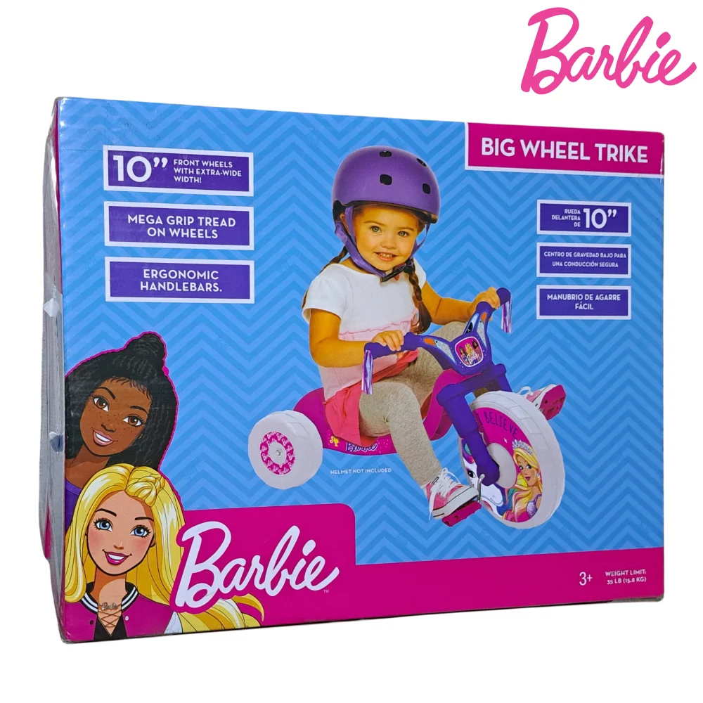 Triciclo con llanta grande Barbie - Imagen 2