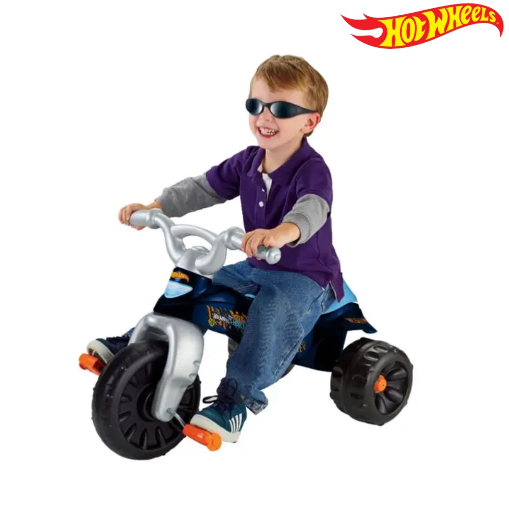 Triciclo con compartimiento Hot Wheels