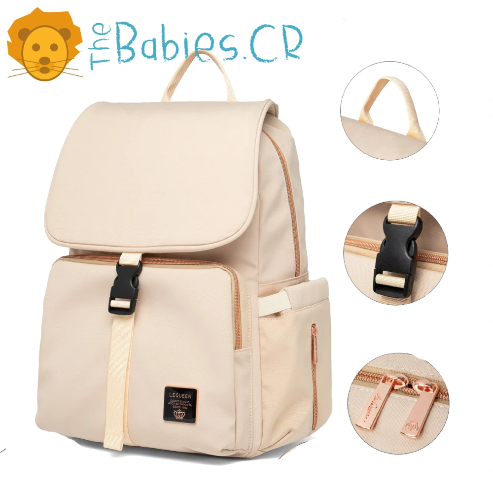 Pañalera tipo mochila LEQUEEN - Imagen 2