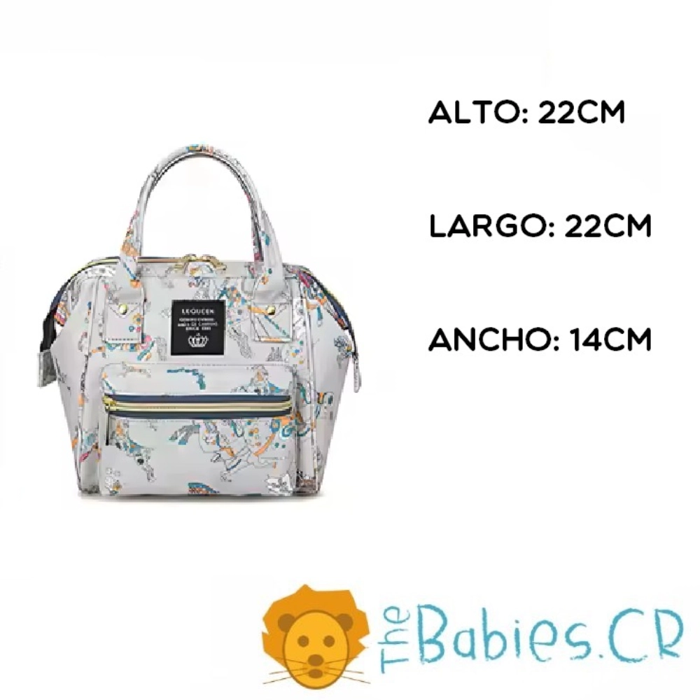 Pañalera tipo mochila LEQUEEN - Imagen 2