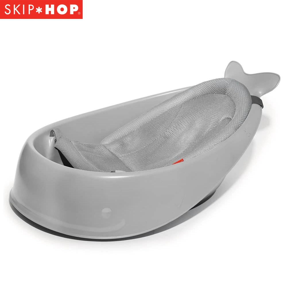 Bañera / Tina gris con forma de ballena Skip Hop