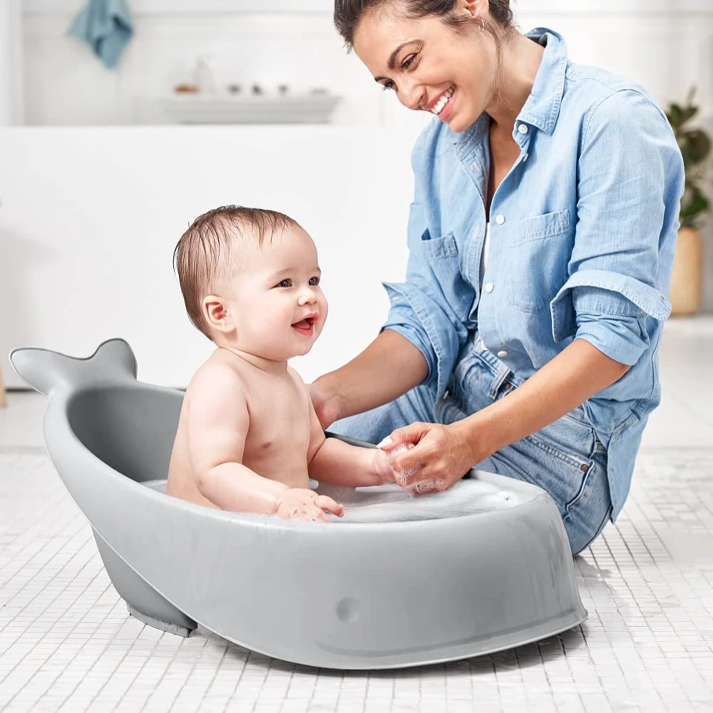 Bañera / Tina gris con forma de ballena Skip Hop - Imagen 5