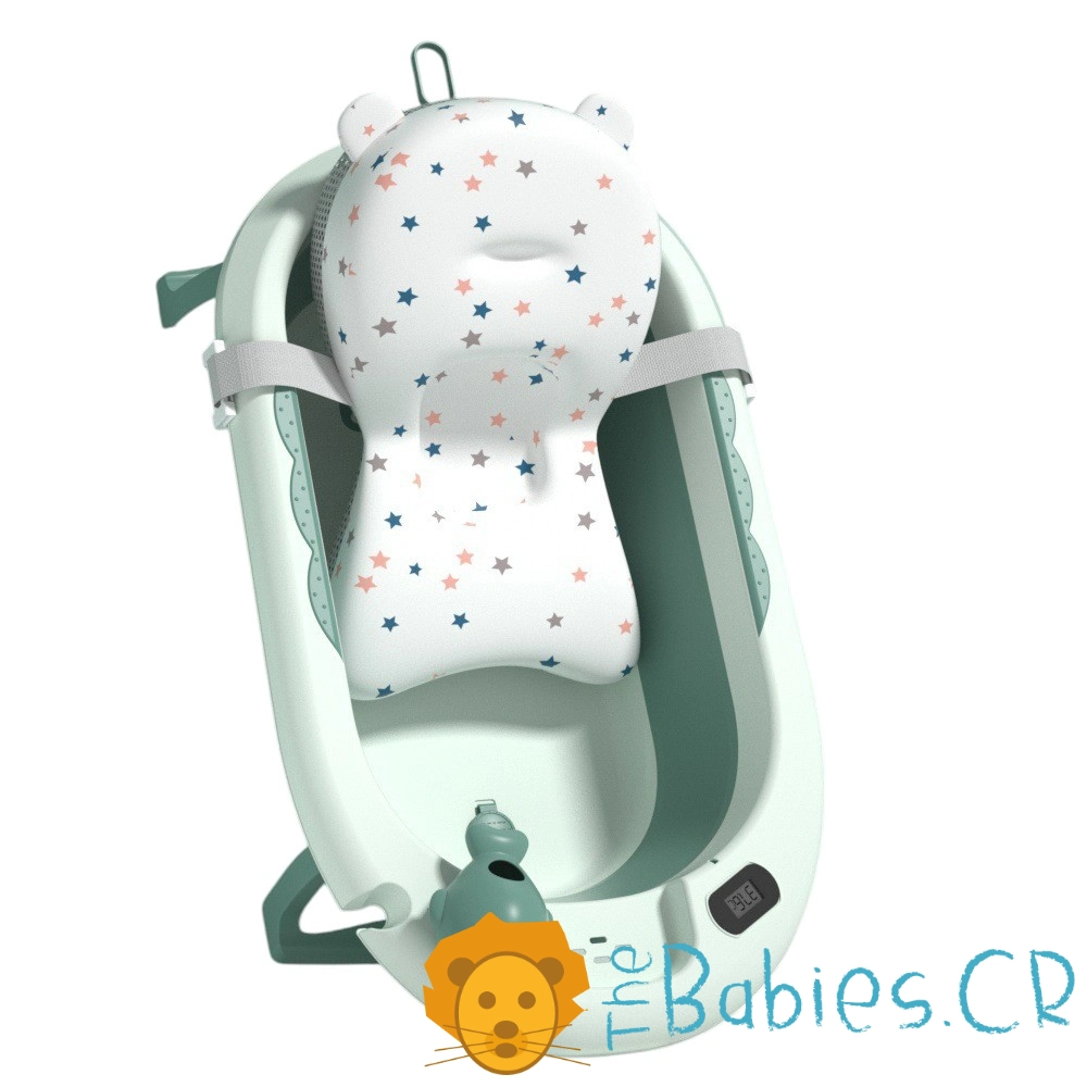 Bañera / Tina Verde plegable con termómetro - Imagen 2