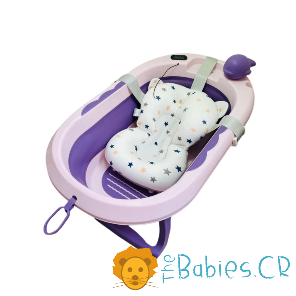 Bañera / Tina Morada plegable con termómetro - Imagen 3