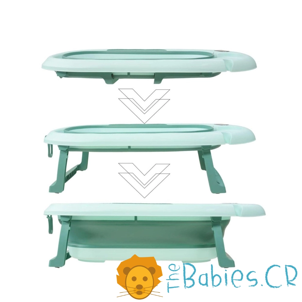 Bañera / Tina Verde plegable con termómetro - Imagen 5