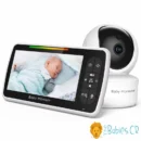 Monitor para bebé con visualización de temperatura ambiental, alertas de temperatura y modo ECO/VOX para aprovechar mejor la batería.